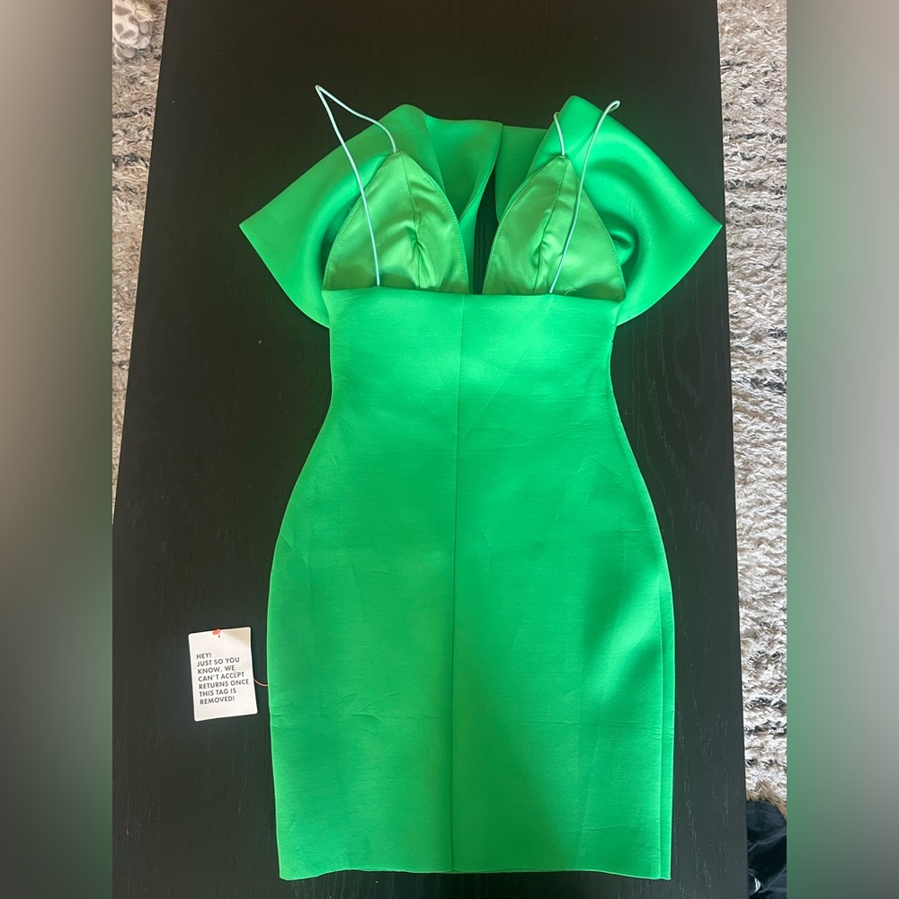 ASOS Green statement Dress - Picture 5 of 6